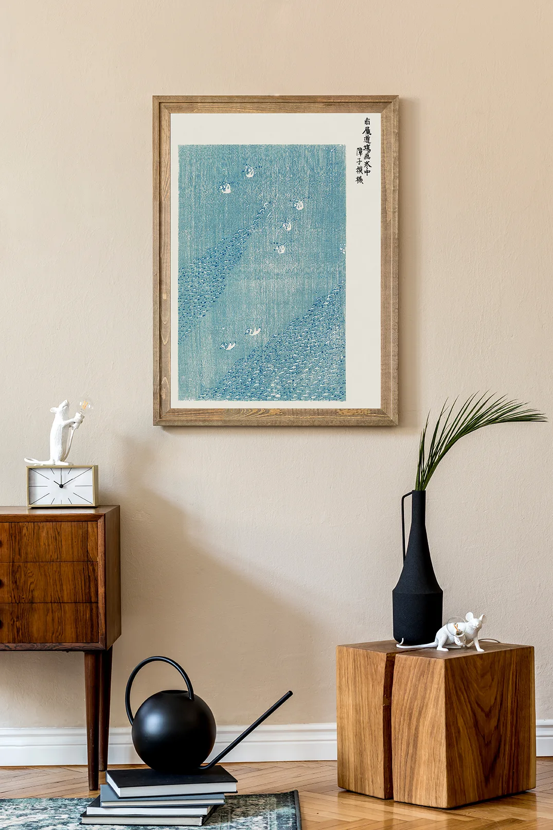 Sfeerimpressie Poster Abstract - Japanse print door Taguchi Tomoki