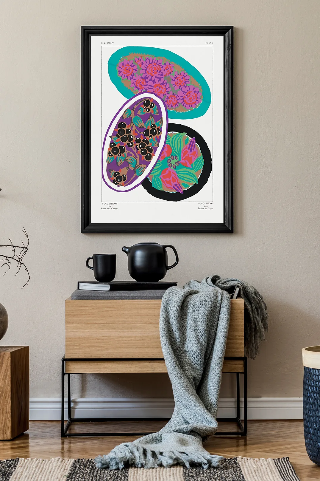 Sfeerimpressie abstracte poster